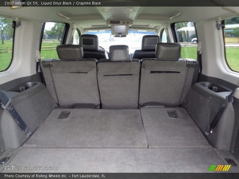 Liquid Onyx Black / Graphite Black 2007 Infiniti QX 56