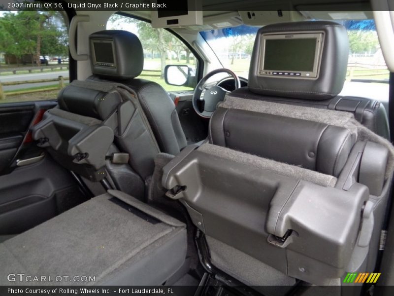 Liquid Onyx Black / Graphite Black 2007 Infiniti QX 56