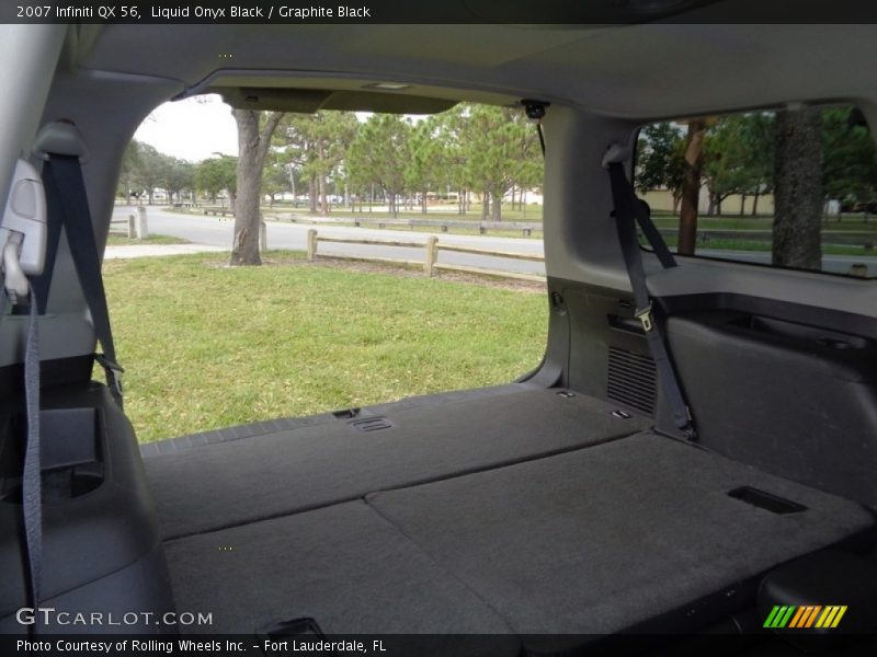 Liquid Onyx Black / Graphite Black 2007 Infiniti QX 56