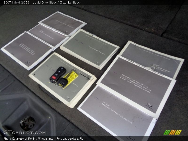 Liquid Onyx Black / Graphite Black 2007 Infiniti QX 56