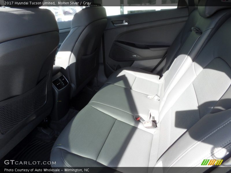 Molten Silver / Gray 2017 Hyundai Tucson Limited