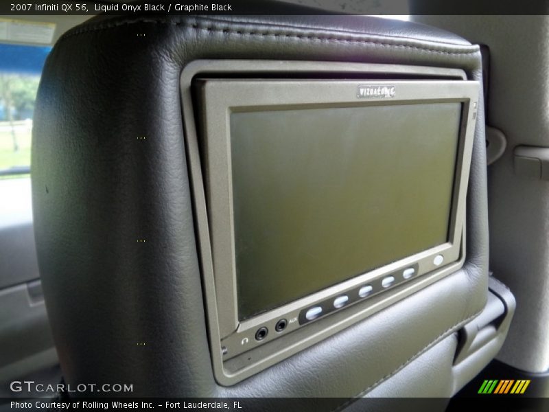 Liquid Onyx Black / Graphite Black 2007 Infiniti QX 56