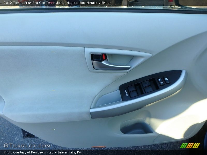 Nautical Blue Metallic / Bisque 2012 Toyota Prius 3rd Gen Two Hybrid