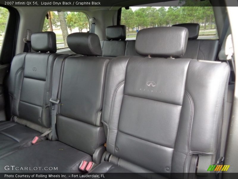 Liquid Onyx Black / Graphite Black 2007 Infiniti QX 56
