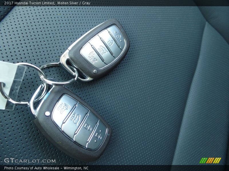 Molten Silver / Gray 2017 Hyundai Tucson Limited