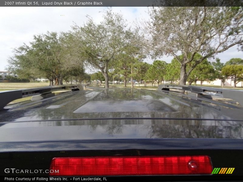 Liquid Onyx Black / Graphite Black 2007 Infiniti QX 56