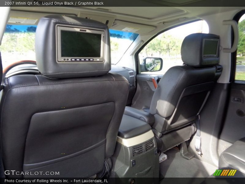 Liquid Onyx Black / Graphite Black 2007 Infiniti QX 56