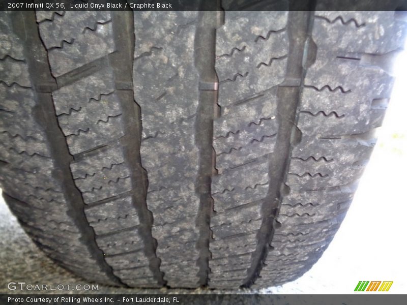 Liquid Onyx Black / Graphite Black 2007 Infiniti QX 56