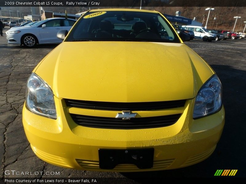 Rally Yellow / Gray 2009 Chevrolet Cobalt LS Coupe