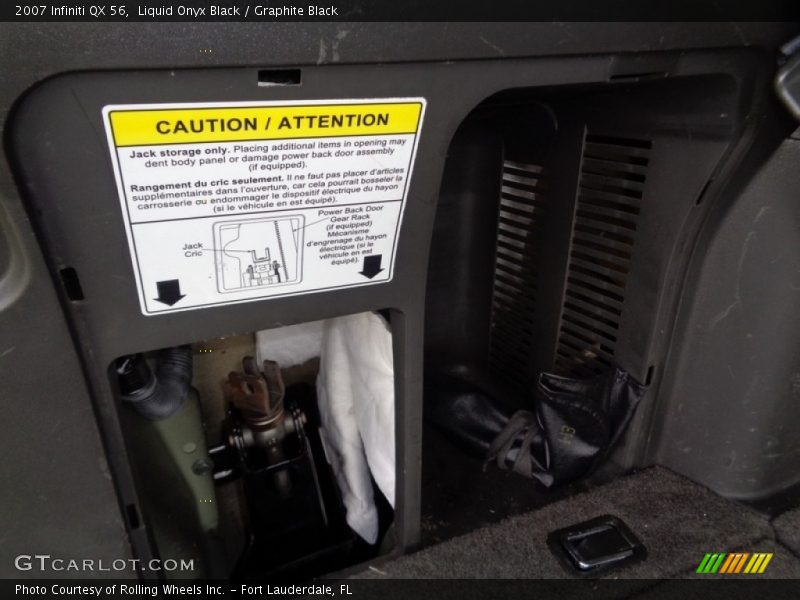 Liquid Onyx Black / Graphite Black 2007 Infiniti QX 56