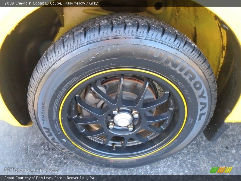 Rally Yellow / Gray 2009 Chevrolet Cobalt LS Coupe