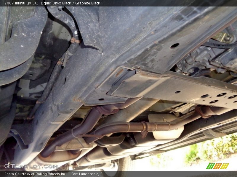 Liquid Onyx Black / Graphite Black 2007 Infiniti QX 56
