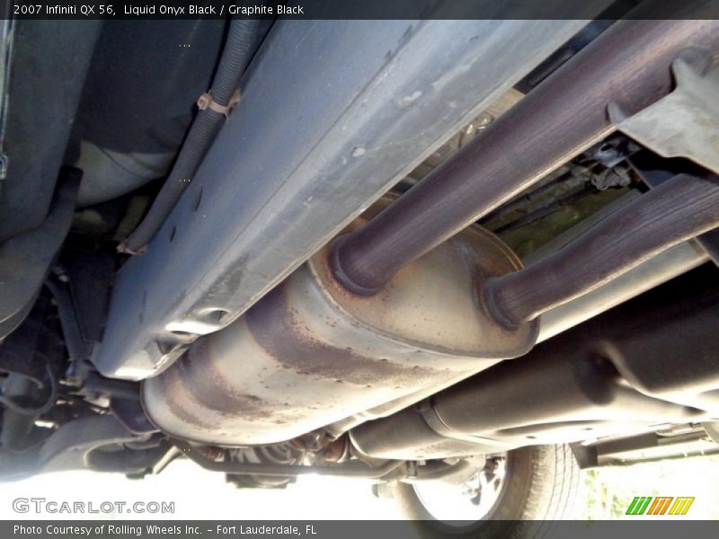 Liquid Onyx Black / Graphite Black 2007 Infiniti QX 56