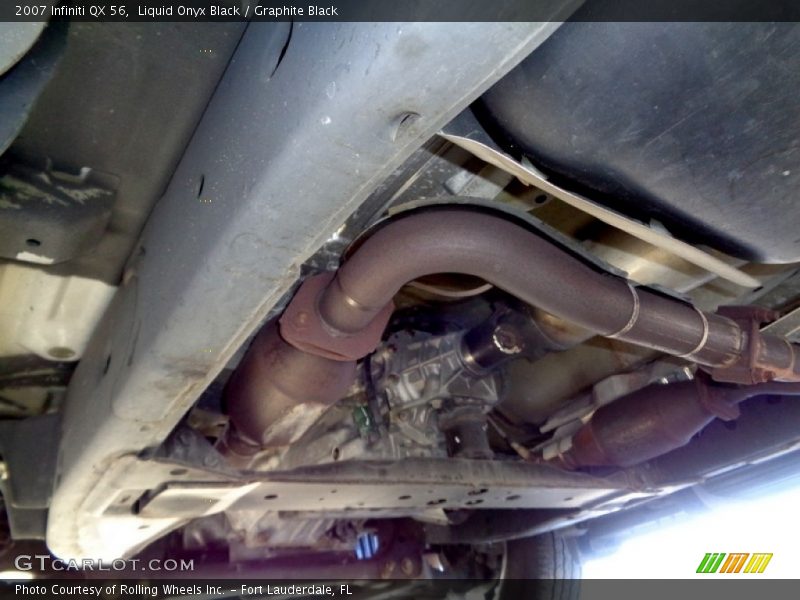 Liquid Onyx Black / Graphite Black 2007 Infiniti QX 56
