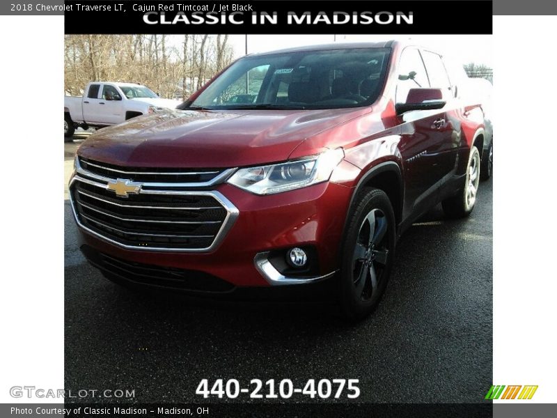 Cajun Red Tintcoat / Jet Black 2018 Chevrolet Traverse LT