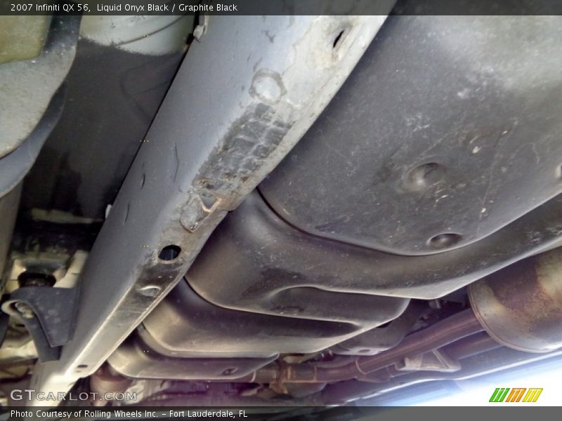 Liquid Onyx Black / Graphite Black 2007 Infiniti QX 56