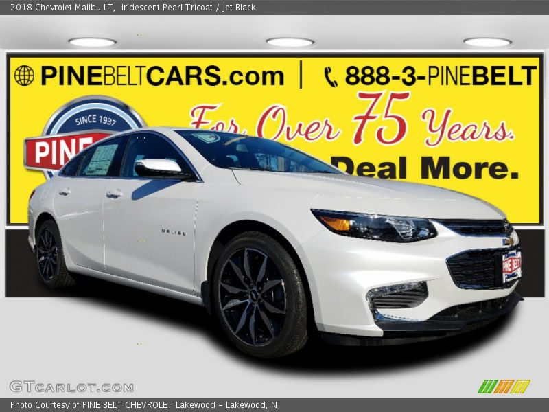 Iridescent Pearl Tricoat / Jet Black 2018 Chevrolet Malibu LT