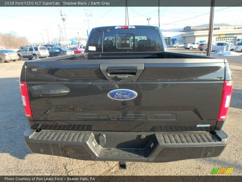 Shadow Black / Earth Gray 2018 Ford F150 XLT SuperCab
