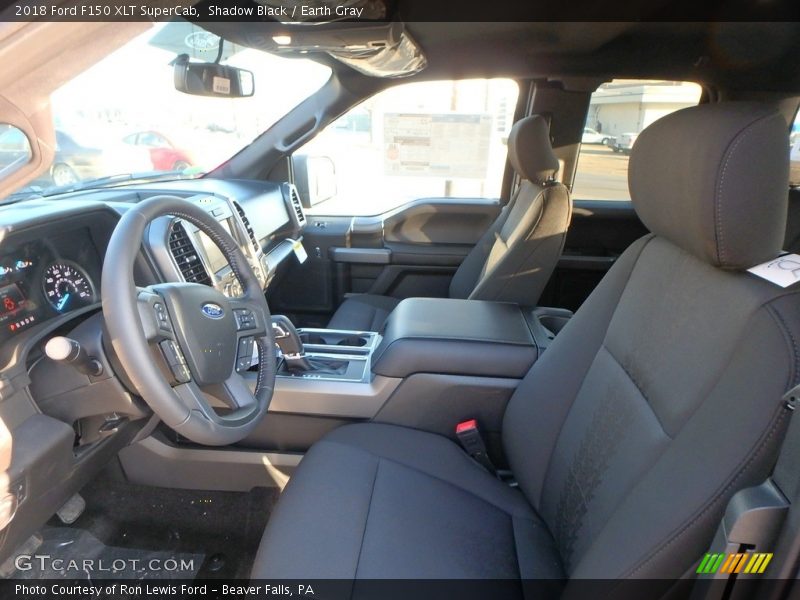 Shadow Black / Earth Gray 2018 Ford F150 XLT SuperCab