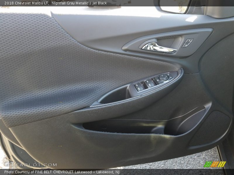 Nightfall Gray Metallic / Jet Black 2018 Chevrolet Malibu LT