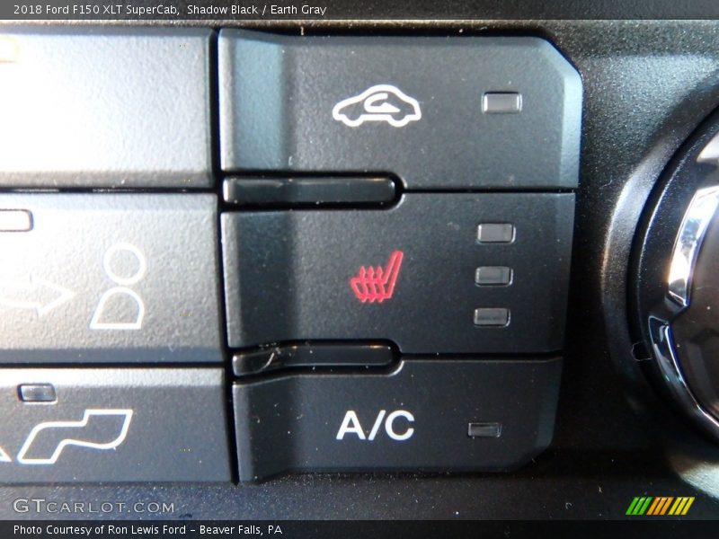 Shadow Black / Earth Gray 2018 Ford F150 XLT SuperCab