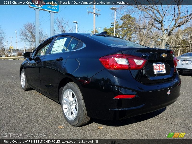 Mosaic Black Metallic / Dark Atmosphere/Medium Atmosphere 2018 Chevrolet Cruze LT