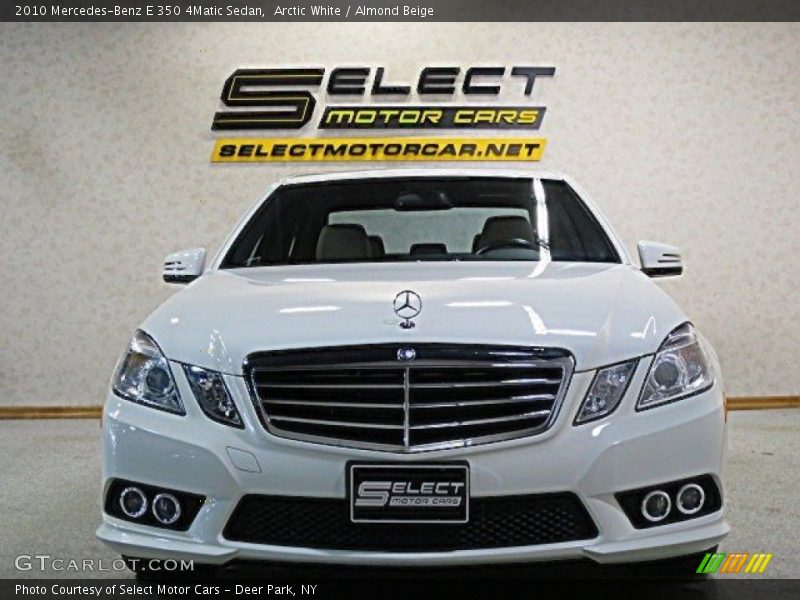 Arctic White / Almond Beige 2010 Mercedes-Benz E 350 4Matic Sedan