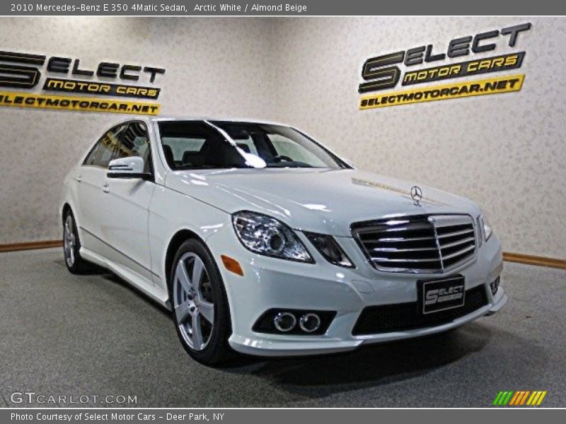 Arctic White / Almond Beige 2010 Mercedes-Benz E 350 4Matic Sedan