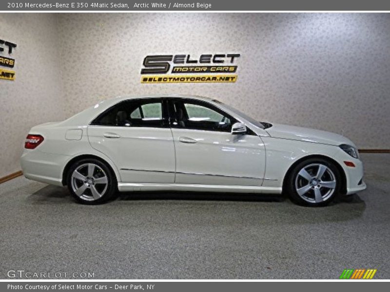 Arctic White / Almond Beige 2010 Mercedes-Benz E 350 4Matic Sedan