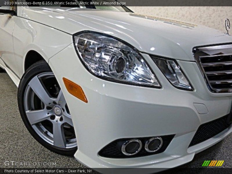 Arctic White / Almond Beige 2010 Mercedes-Benz E 350 4Matic Sedan