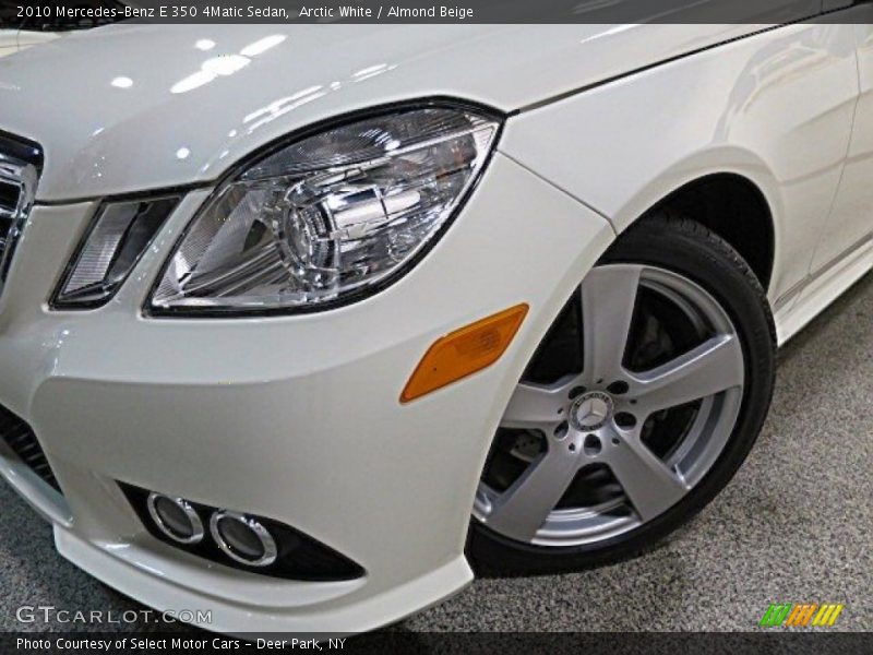 Arctic White / Almond Beige 2010 Mercedes-Benz E 350 4Matic Sedan