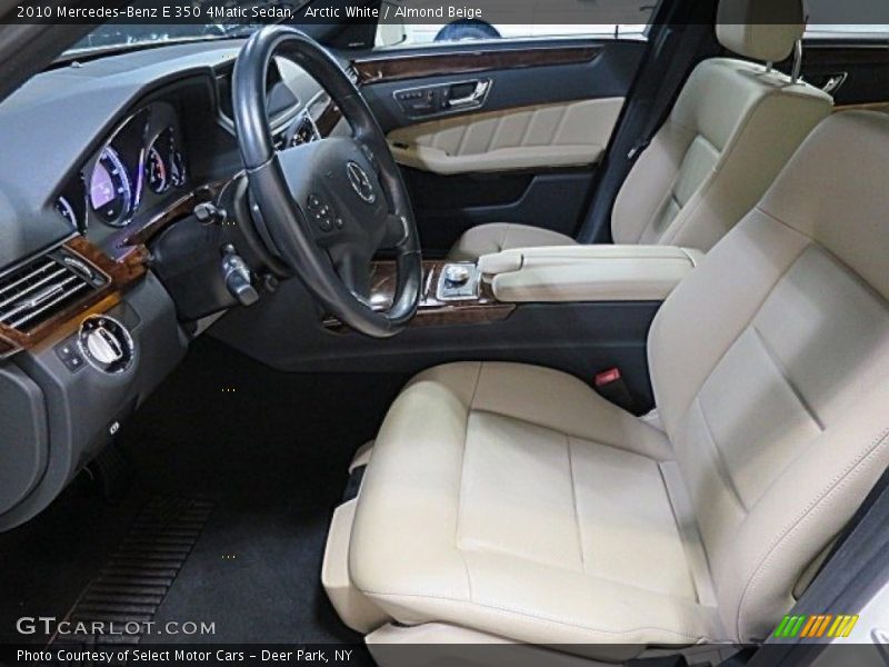 Arctic White / Almond Beige 2010 Mercedes-Benz E 350 4Matic Sedan