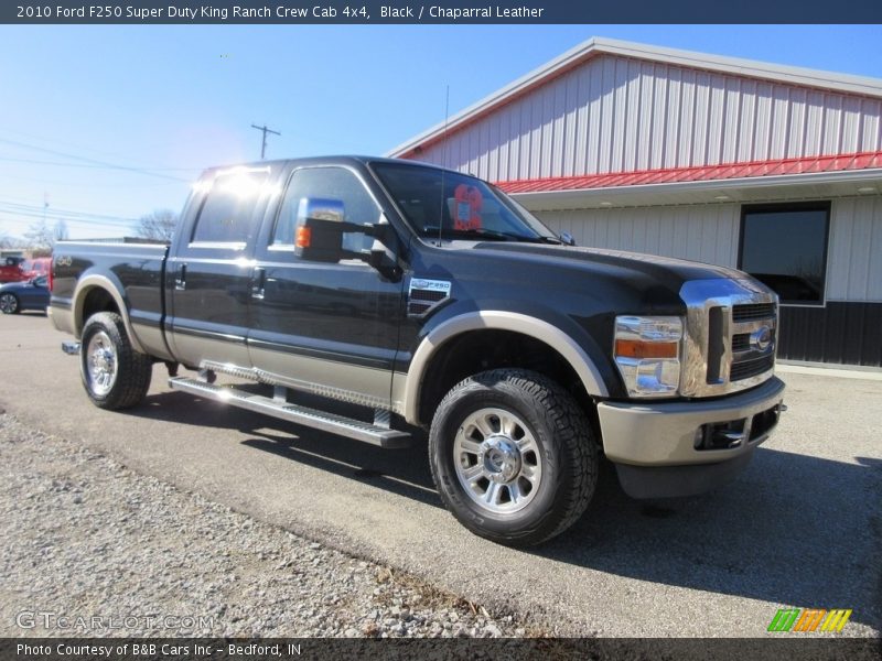 Black / Chaparral Leather 2010 Ford F250 Super Duty King Ranch Crew Cab 4x4