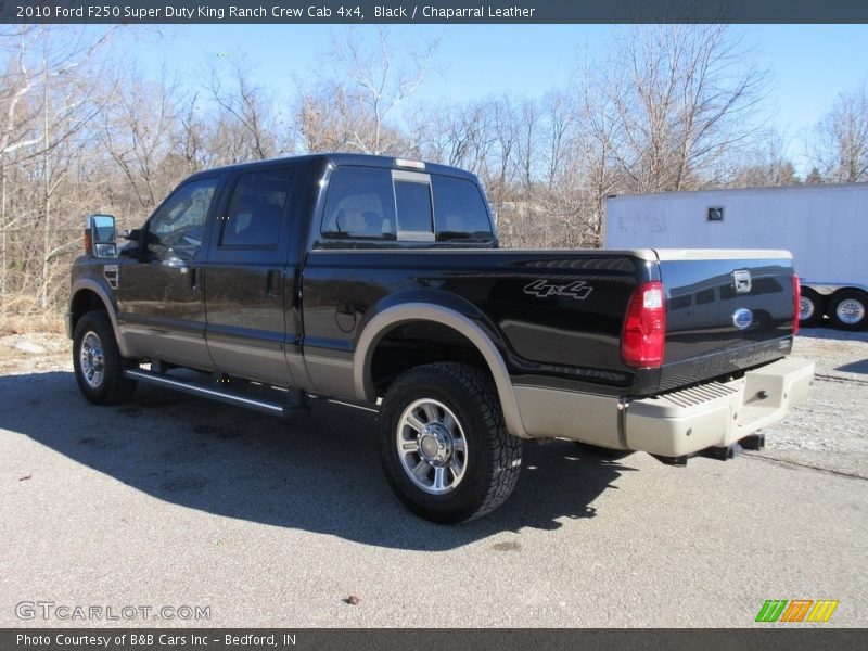 Black / Chaparral Leather 2010 Ford F250 Super Duty King Ranch Crew Cab 4x4