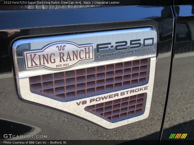 Black / Chaparral Leather 2010 Ford F250 Super Duty King Ranch Crew Cab 4x4