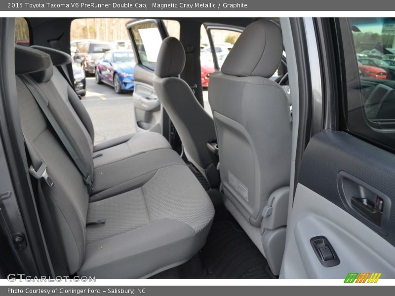 Magnetic Gray Metallic / Graphite 2015 Toyota Tacoma V6 PreRunner Double Cab