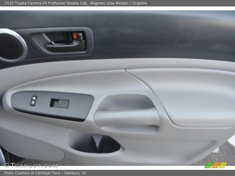 Magnetic Gray Metallic / Graphite 2015 Toyota Tacoma V6 PreRunner Double Cab