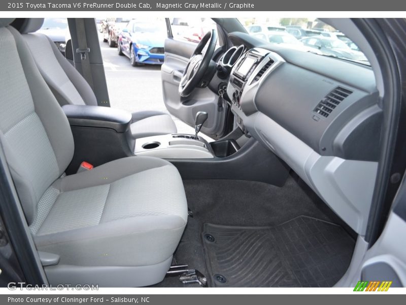 Magnetic Gray Metallic / Graphite 2015 Toyota Tacoma V6 PreRunner Double Cab