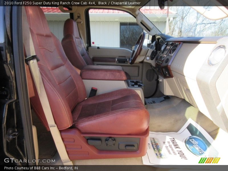 Black / Chaparral Leather 2010 Ford F250 Super Duty King Ranch Crew Cab 4x4