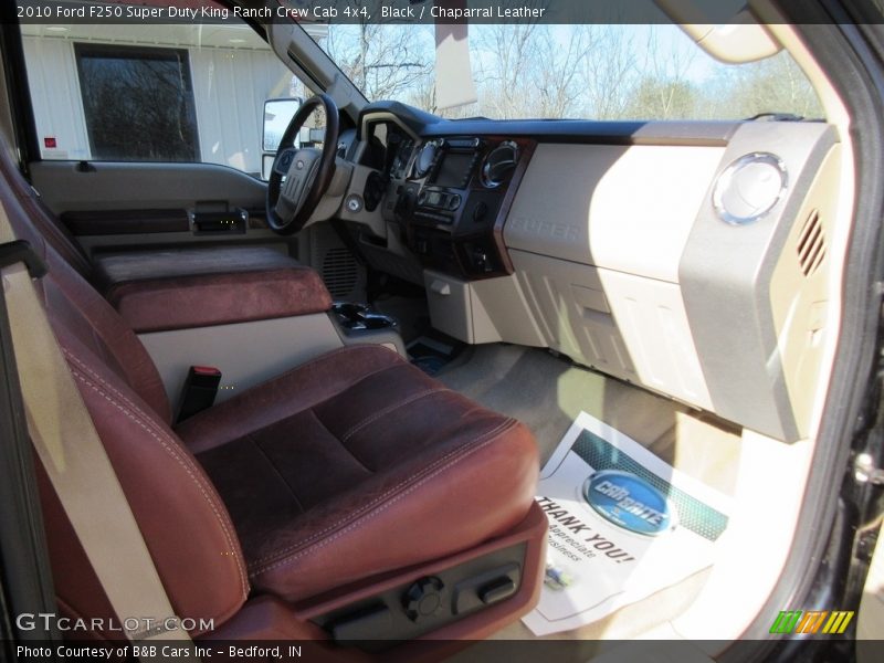 Black / Chaparral Leather 2010 Ford F250 Super Duty King Ranch Crew Cab 4x4