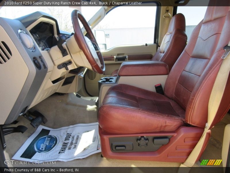 Black / Chaparral Leather 2010 Ford F250 Super Duty King Ranch Crew Cab 4x4
