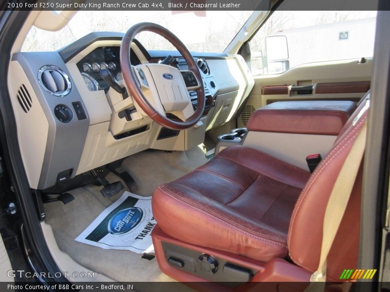 Black / Chaparral Leather 2010 Ford F250 Super Duty King Ranch Crew Cab 4x4