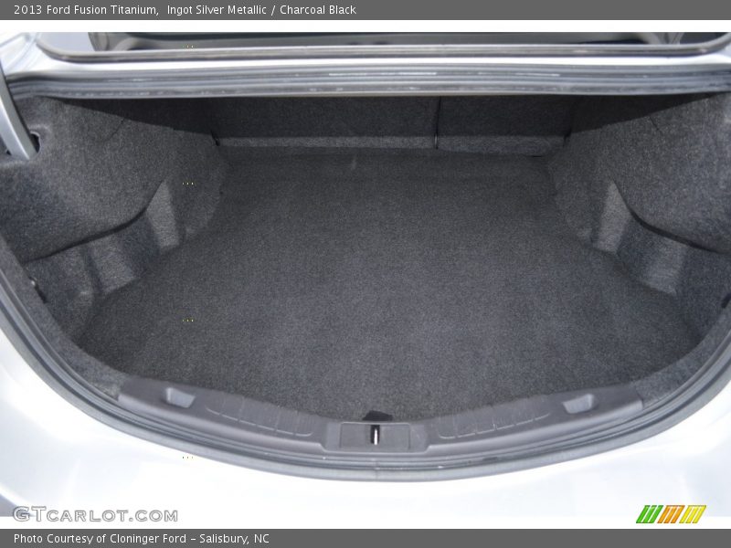 Ingot Silver Metallic / Charcoal Black 2013 Ford Fusion Titanium