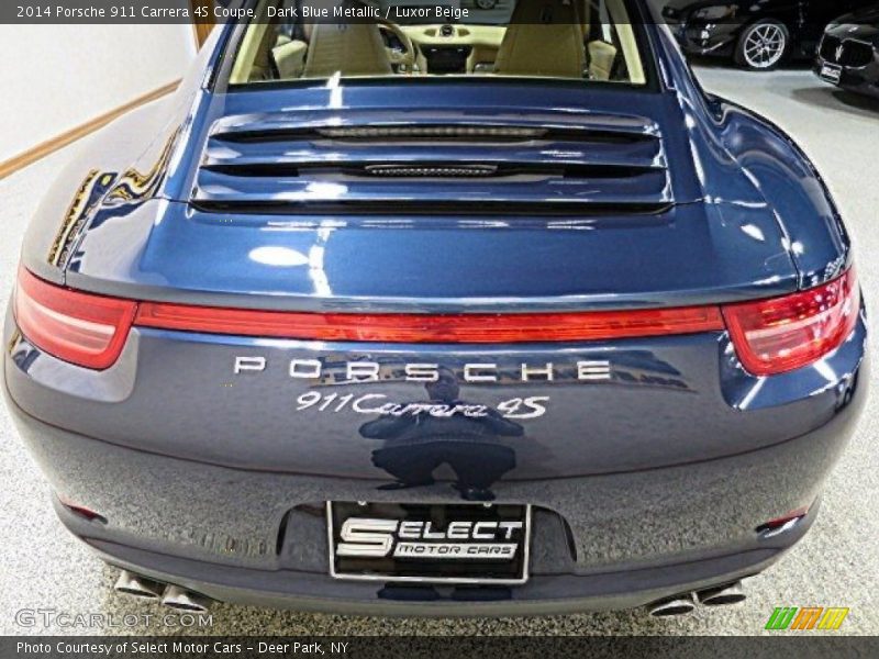 Dark Blue Metallic / Luxor Beige 2014 Porsche 911 Carrera 4S Coupe