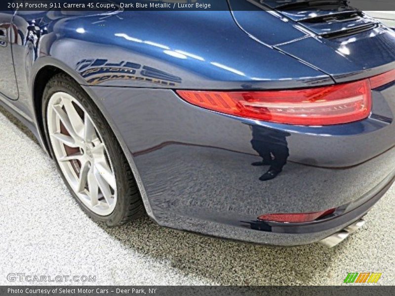 Dark Blue Metallic / Luxor Beige 2014 Porsche 911 Carrera 4S Coupe