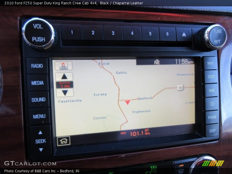 Black / Chaparral Leather 2010 Ford F250 Super Duty King Ranch Crew Cab 4x4