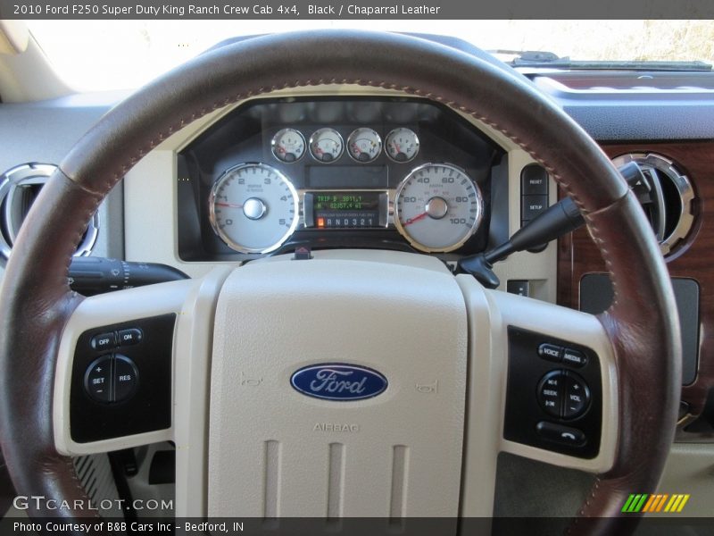 Black / Chaparral Leather 2010 Ford F250 Super Duty King Ranch Crew Cab 4x4