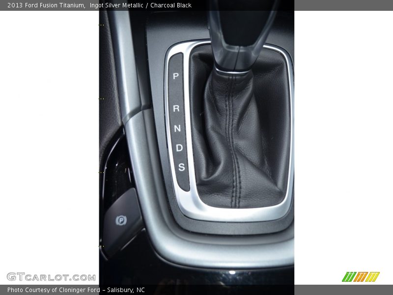 Ingot Silver Metallic / Charcoal Black 2013 Ford Fusion Titanium