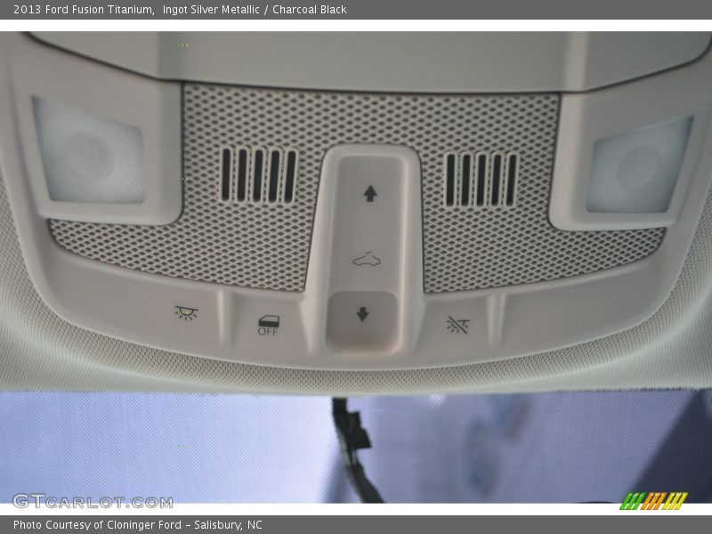 Ingot Silver Metallic / Charcoal Black 2013 Ford Fusion Titanium