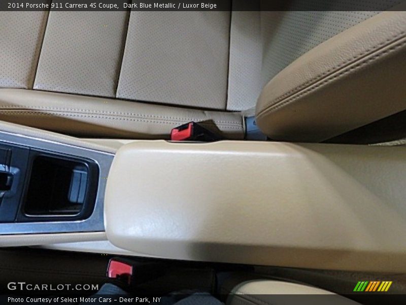 Dark Blue Metallic / Luxor Beige 2014 Porsche 911 Carrera 4S Coupe